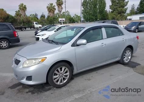 2009 Toyota Corolla Le из США, поврежденный, VIN 2T1BU40E79C040157